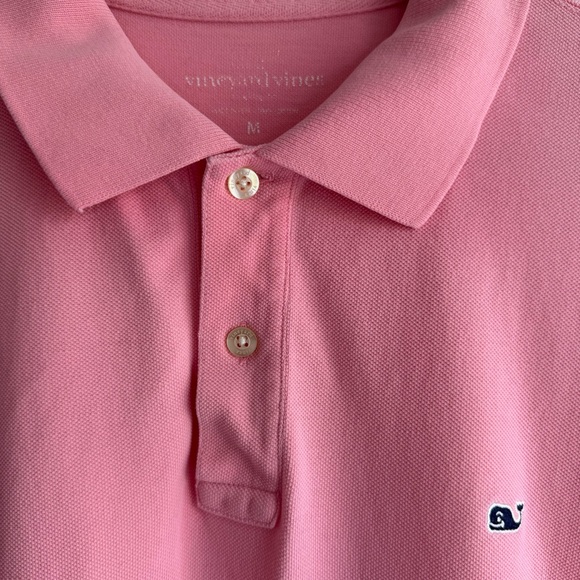 Vineyard Vines Pink Polo Shirt Size Medium - Picture 3 of 6
